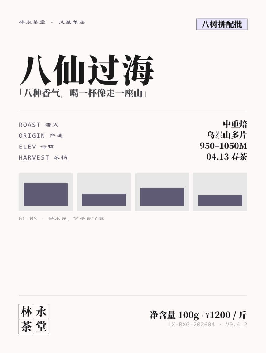 八仙过海 标签设计